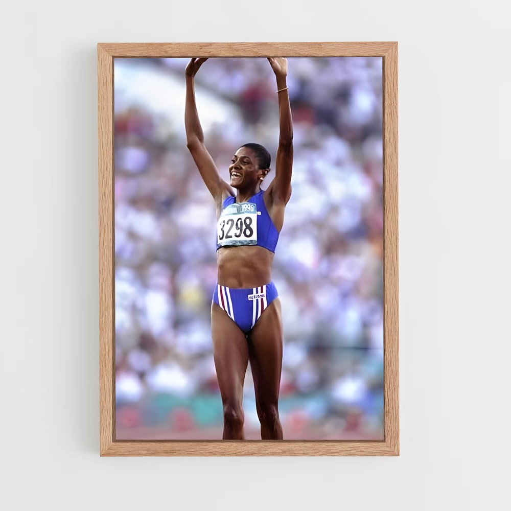 Poster L'Atleta Inégalée – affiche Athlétisme (vue 4)